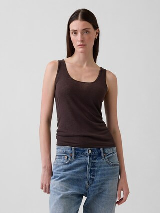 Linen-Blend Tank Top | Gap (CA)