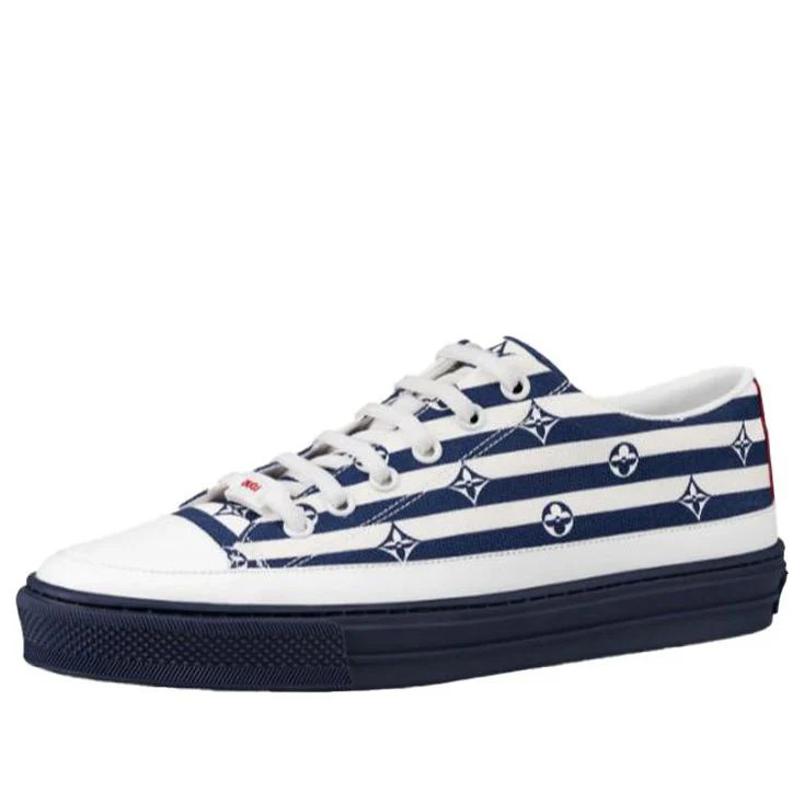 (WMNS) LOUIS VUITTON Stellar Sneakers 'White Navy' 1A7U57 | KICKS CREW