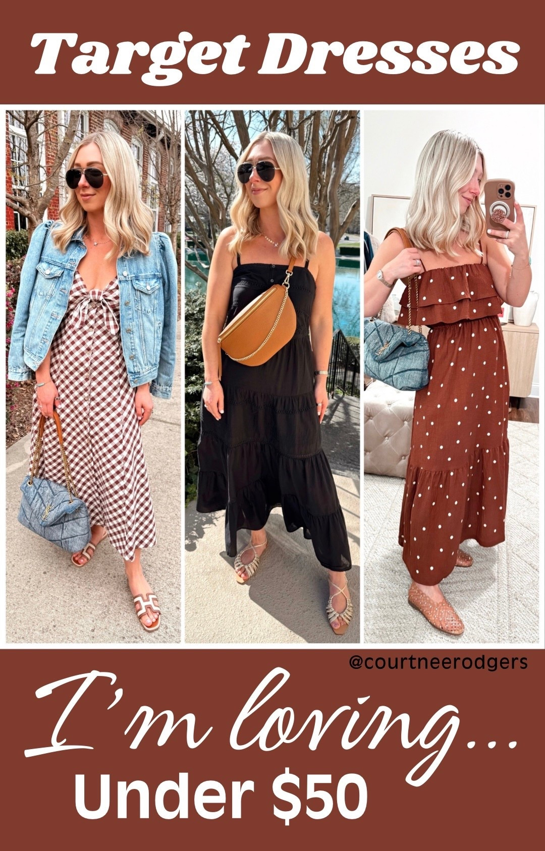 Target dresses I’m loving under $50! 🤎 Size small in the brown dresses, size XS in the black maxi dress 

Target dresses, dresses under $50, spring dresses

#LTKootd #LTKSeasonal #LTKdayinmylife