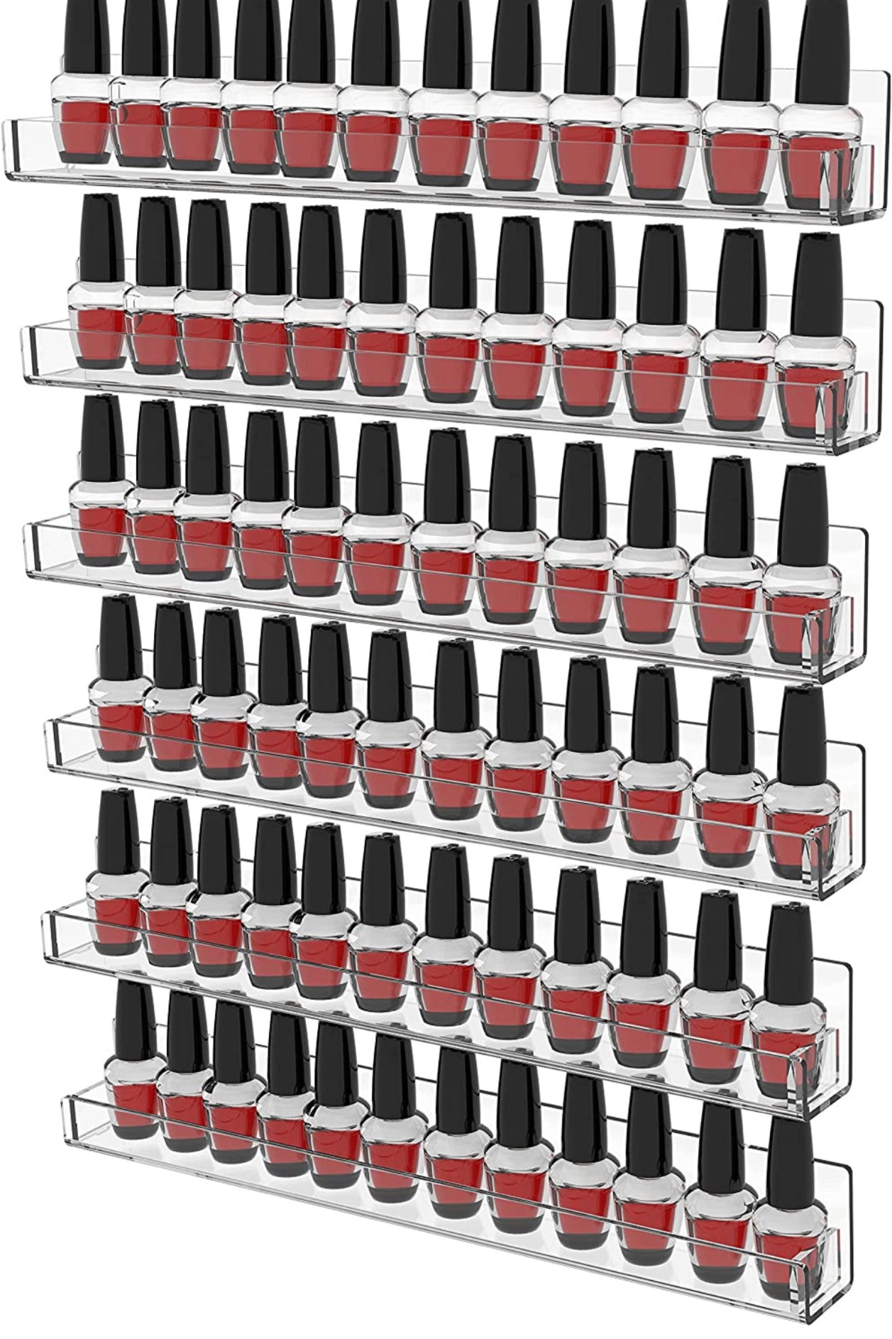 Acrylic gel polish shelves 