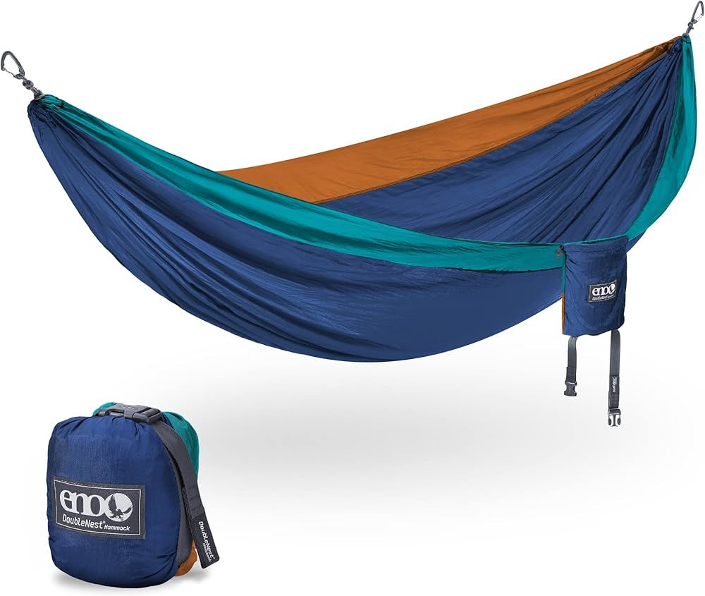 ENO DoubleNest Hammock - Lightweight, Portable, 1 to 2 Person Hammock - for Camping, Hiking, Back... | Amazon (US)