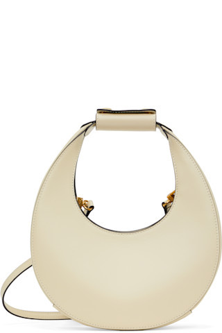 Staud - Off-White Mini Moon Bag | SSENSE