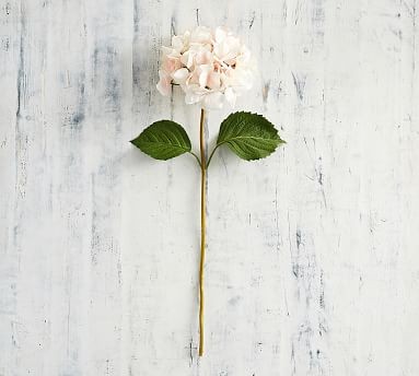 Faux Hydrangea Stem, Pink | Pottery Barn (US)