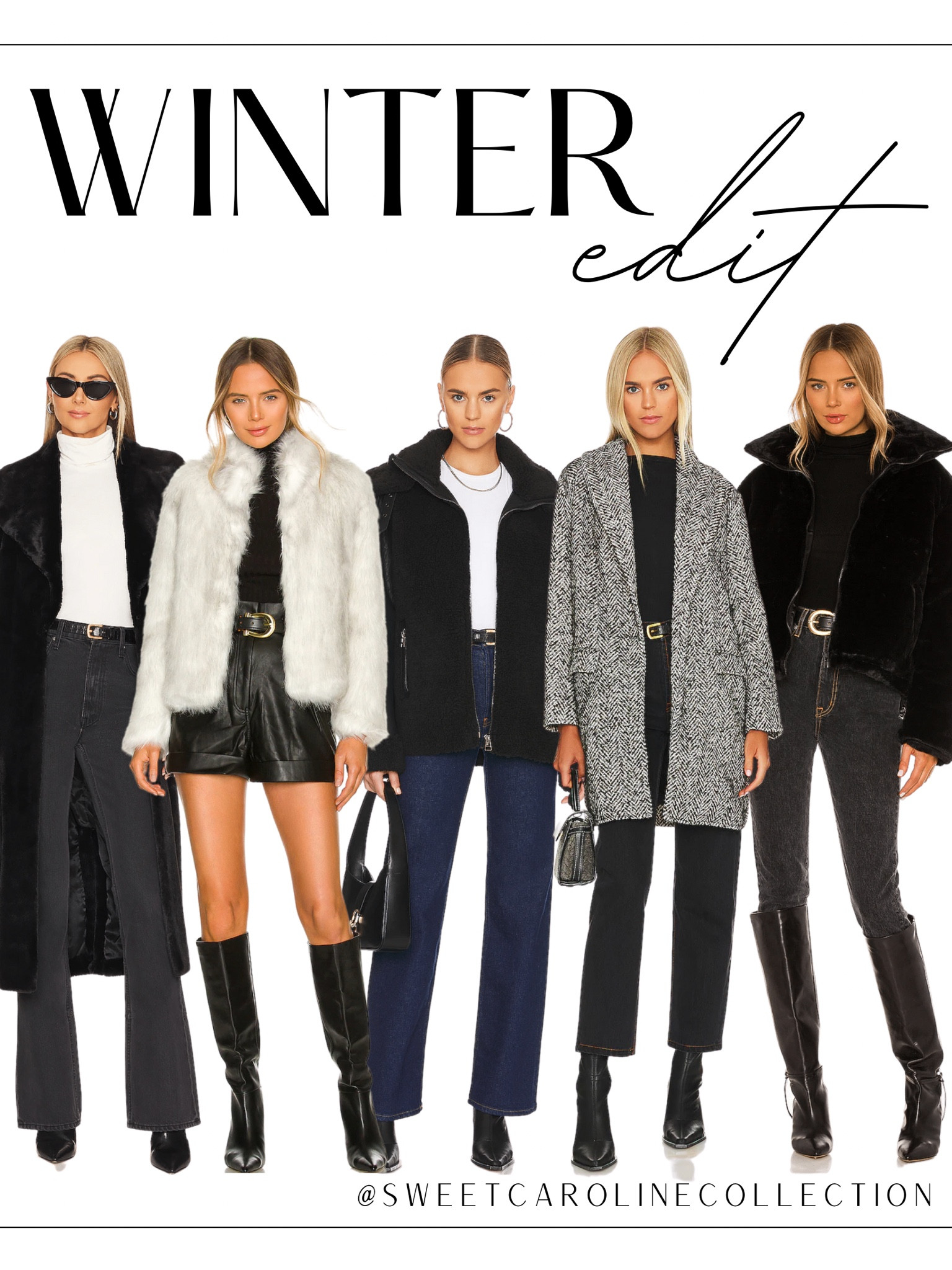 Winter edit @ Revolve ❄️

Coat, jacket, winter fashion, fur coat, Sherpa coat, unreal fur, Levi’s, puffer coat, wool coat, long coat, designer, fashion, style, under 500, under 400, under 300, under 200, under 100, SAM, Steve Madden, ASTR, Apparis, sale, WeWoreWhat, LAMARQUE, song of style, Chaser, L’Academie, Show Me Your Mumu, Adrienne Landau, Sanctuary, Bubish, Lovers and Friends, House of Harlow, NBD, Superdown, Generation Love, Levi’s, sweet Caroline collection 

#LTKHoliday #LTKstyletip #LTKSeasonal