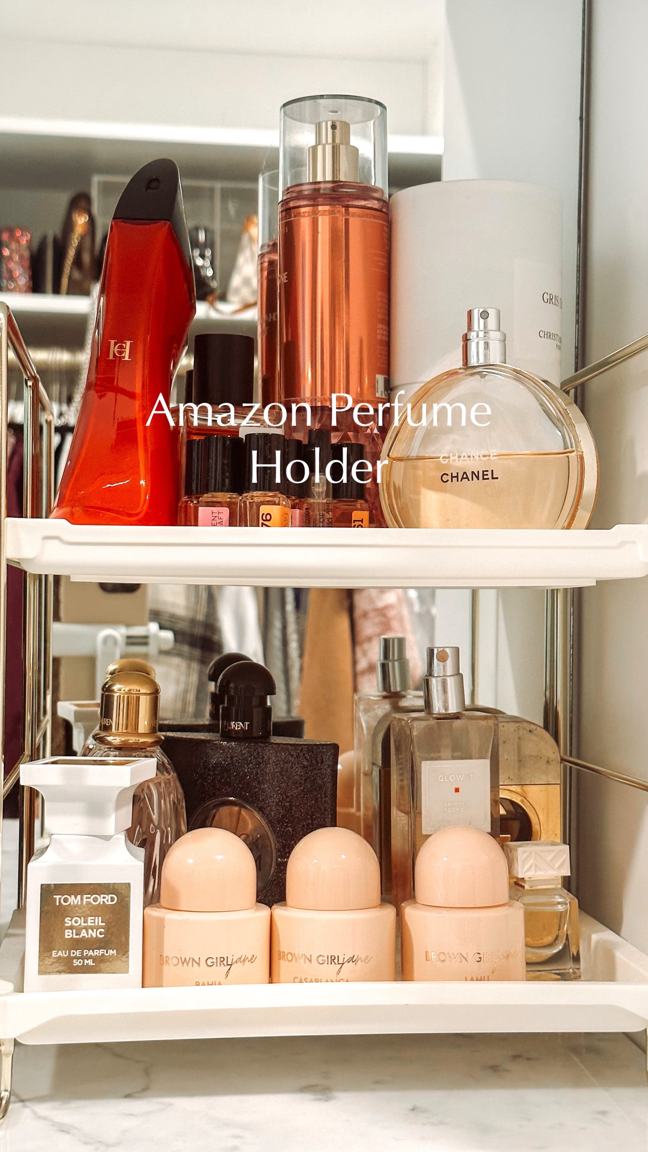 This tiered perfume holder from amazon is just what I needed to organize my collection. 

If you are looking for something to hold all of your perfume bottles then try this. #amazonfinds #organization #amazonorganization

#LTKhome #LTKxPrime #LTKsalealert