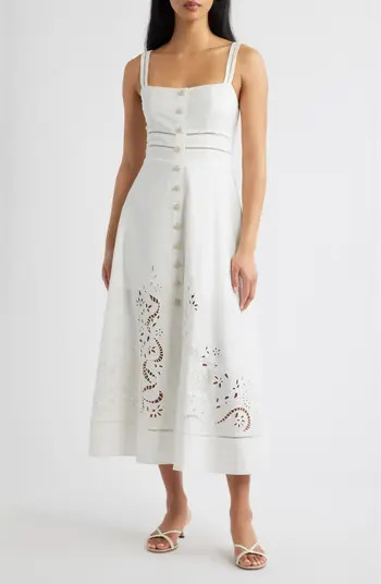 Eyelet Midi Sundress | Nordstrom