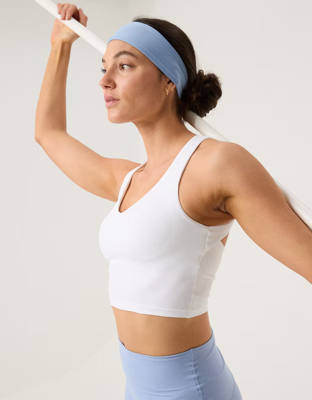 OFFLINE By Aerie Real Me Low Key Open Back Sports Bra | Aerie