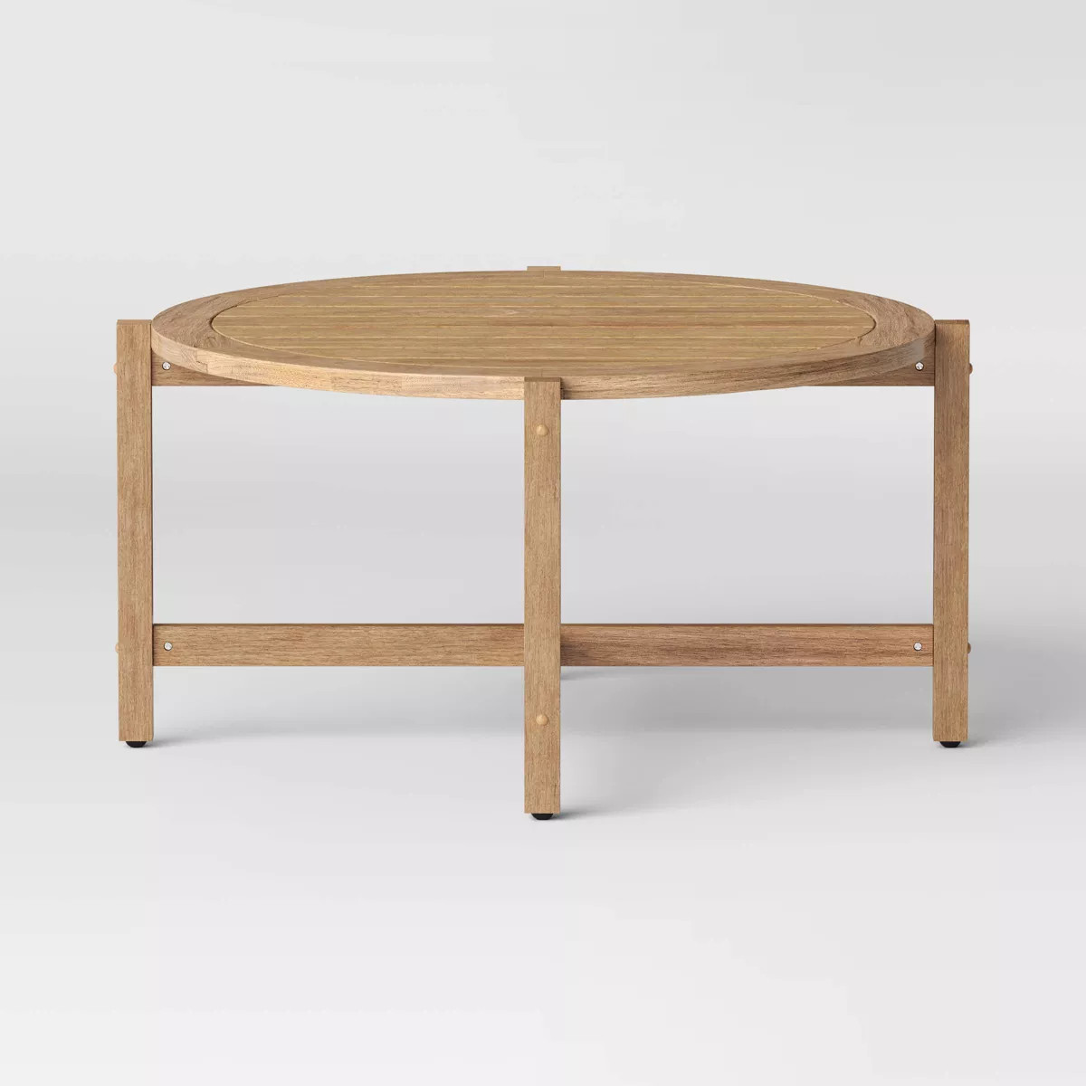 Eucalyptus Round Bluffdale Outdoor Patio Coffee Table Natural - Threshold™ designed with Studio... | Target