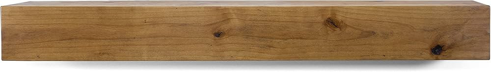 Dogberry Collections Modern Farmhouse Mantel Shelf, Aged Oak,48" | Amazon (US)