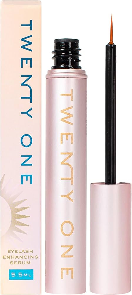 TWENTY ONE | Eyelash Growth Serum - 5.5ml - for Thicker, Fuller and Longer Lashes - Hydrating and... | Amazon (UK)