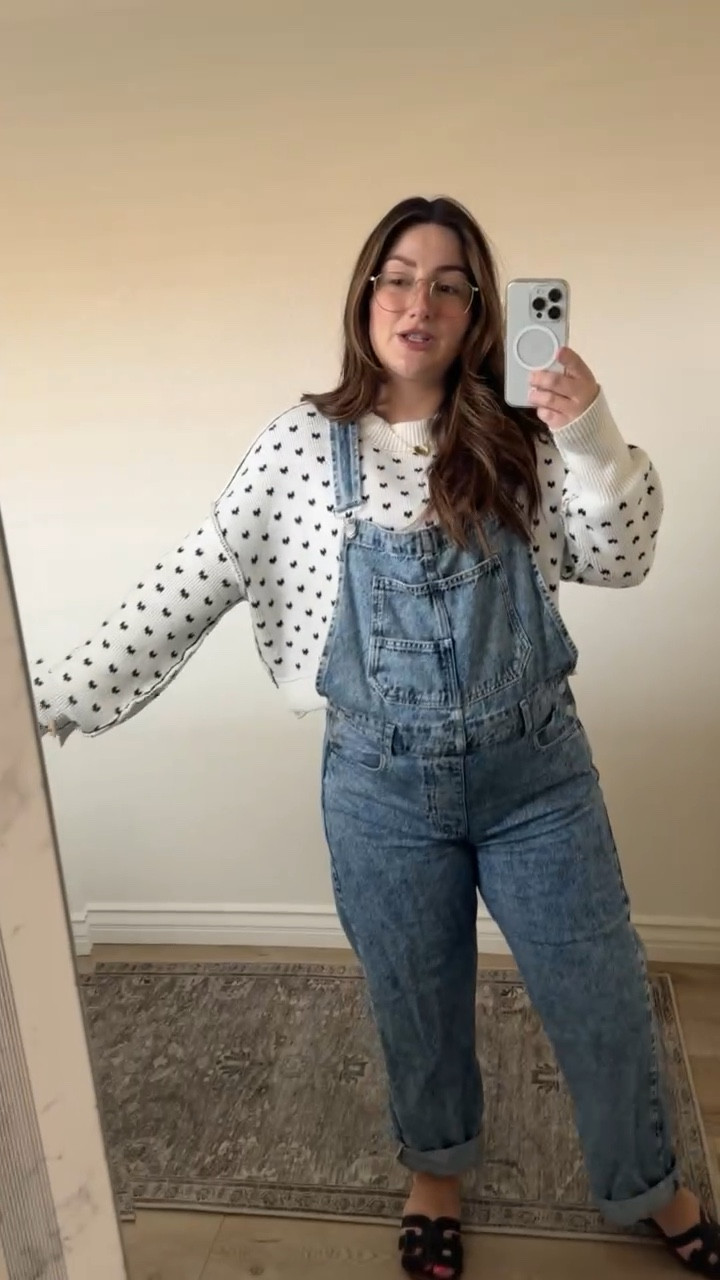 Petite friendly overalls! Obsessed with these!! They will be great for postpartum!

I’m 34 weeks pregnant wearing size medium short! I’m only 5’0”!

Blue light glasses side large color gold

Sweater size extra small ! Multiple colors available

#LTKStyleTip #LTKBump #LTKFindsUnder50