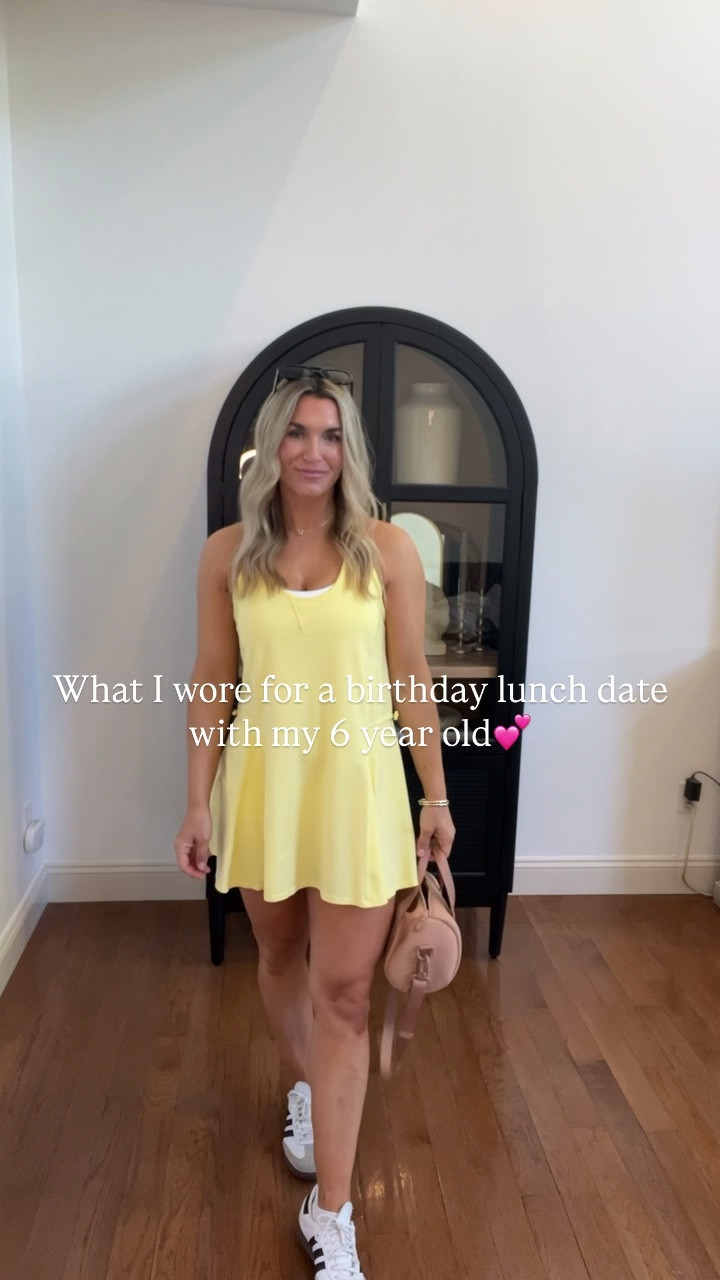 Tank and dress: medium
Shoes: TTS

Athleisure, activewear, yellow, active dress, skort

#LTKmomlife #LTKdayinmylife #LTKActive