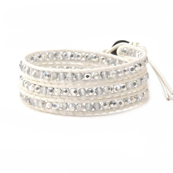 Silver Starlight Crystals on White | Victoria Emerson