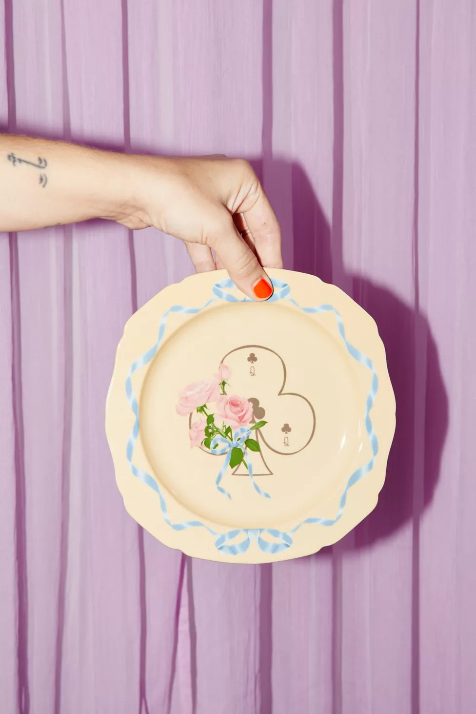 UO Family Of Prints Decal Dinner Plate | Urban Outfitters (US and RoW)