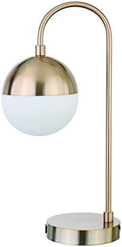 Nocolliny Dimmable Touch Lamp with USB Port, Modern Brass Design | Amazon (US)