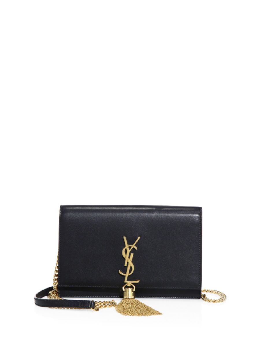 Kate Monogram Tassel Leather Shoulder Bag | Saks Fifth Avenue