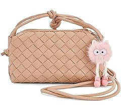 UPSONG Woven Crossbody Bags for Women，Fashion Leather Lightweight Handbags Shoulder Bag Phone P... | Amazon (US)
