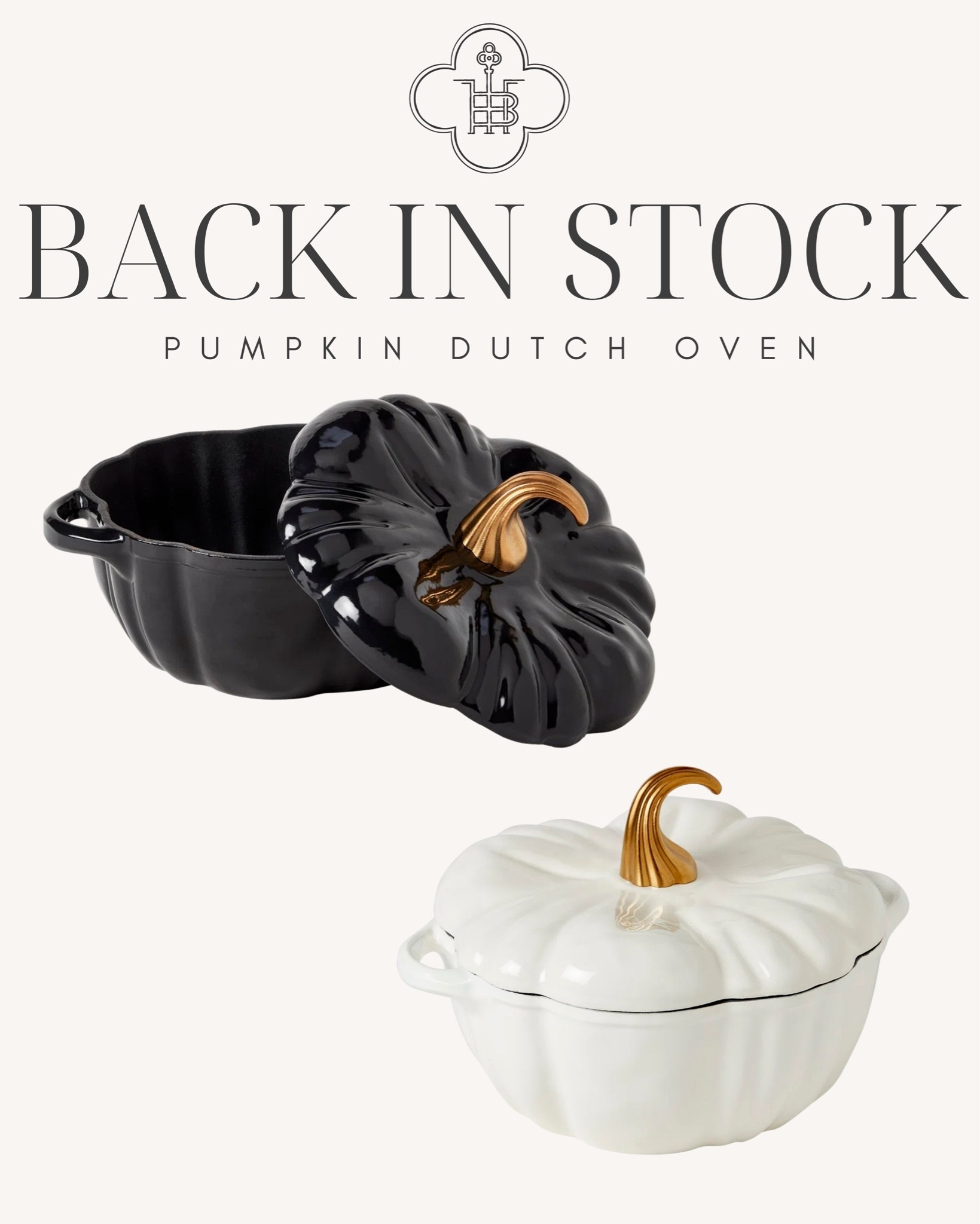 The cutest pumpkin Dutch ovens are back in stock!!

#LTKSeasonal #LTKHome #LTKSaleAlert