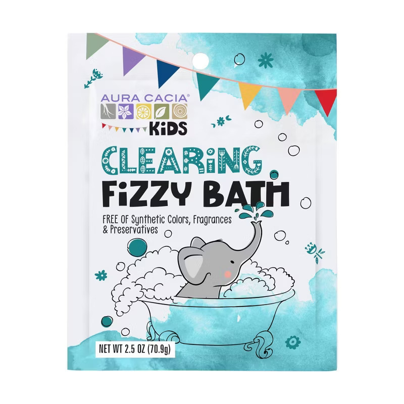 Aura Cacia Clearing Kids Fizzy Bath Powder - 2.5oz | Target