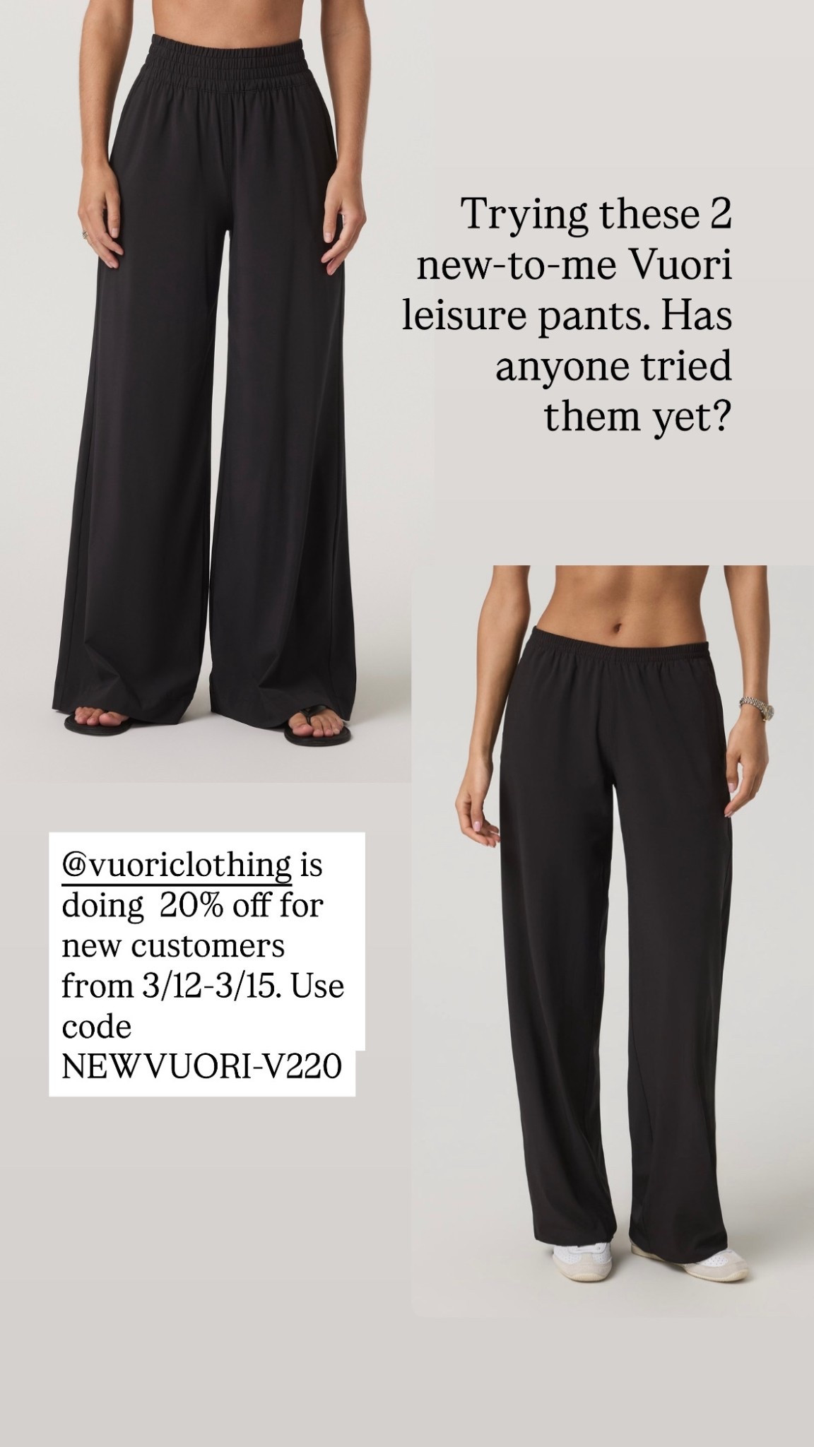 Vuori new customer sale