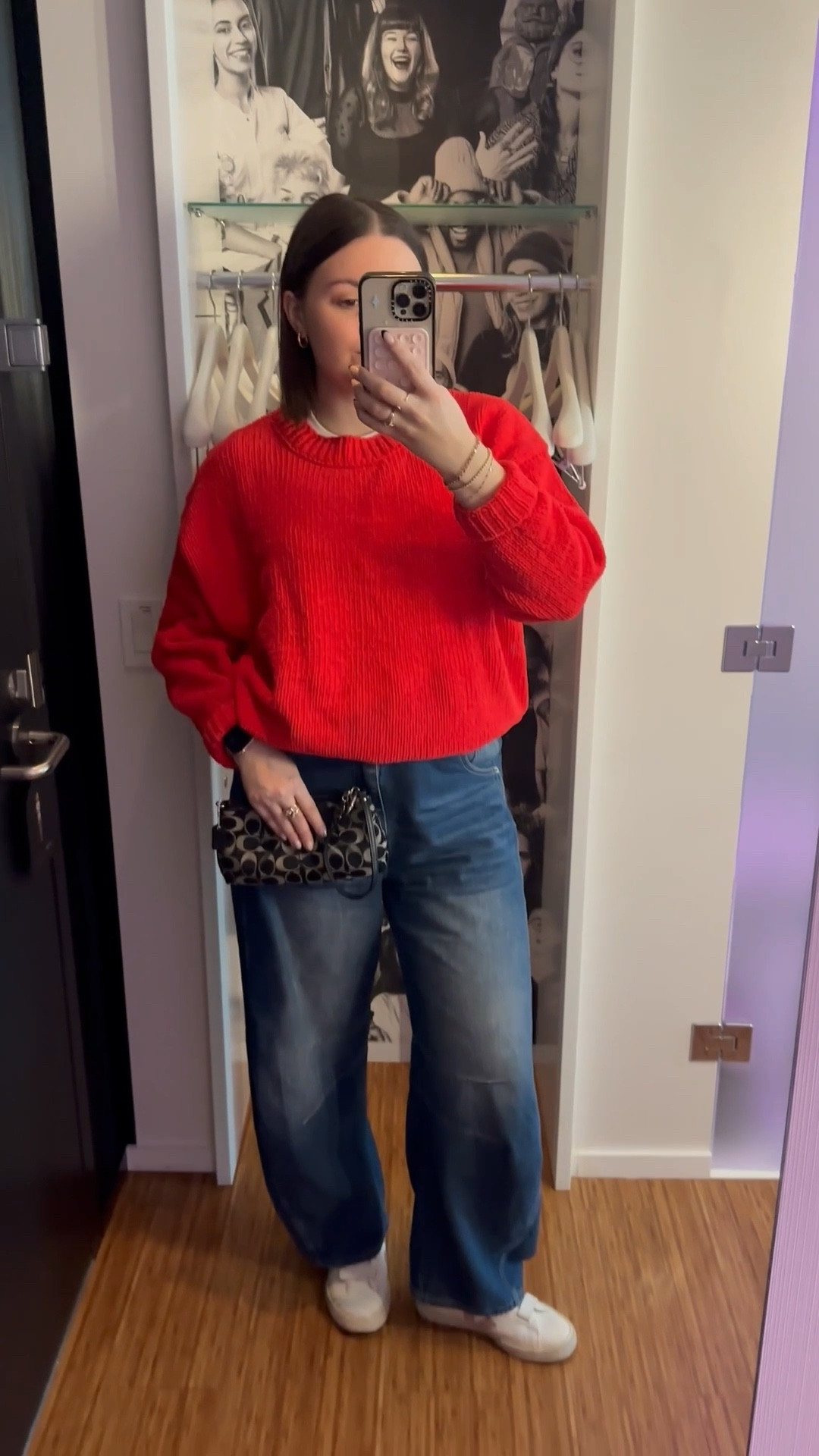 What I wore to explore Seattle! Love this new red sweater btw, it’s so soft and kept me nice and cozy while exploring!

I’m wearing a L sweater, M bodysuit, size 32 jeans and size 9 sneakers

#LTKSeasonal #LTKStyleTip #LTKMidsize