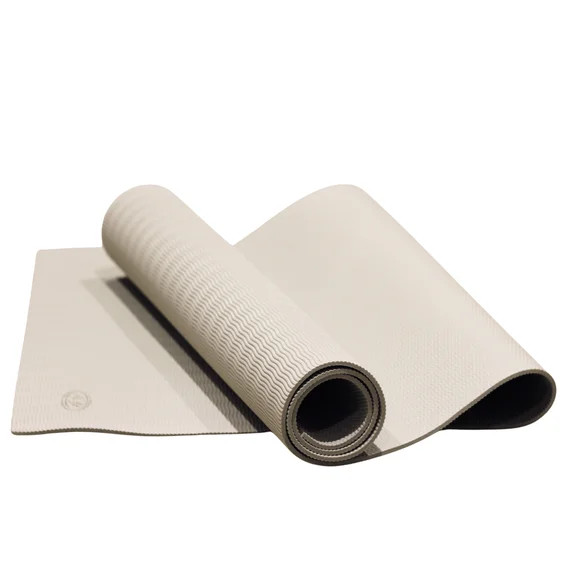 Athletic Works 68x24 inch 5mm TPE Warm Aluminum Yoga Mat with Carry Strap | Walmart (US)