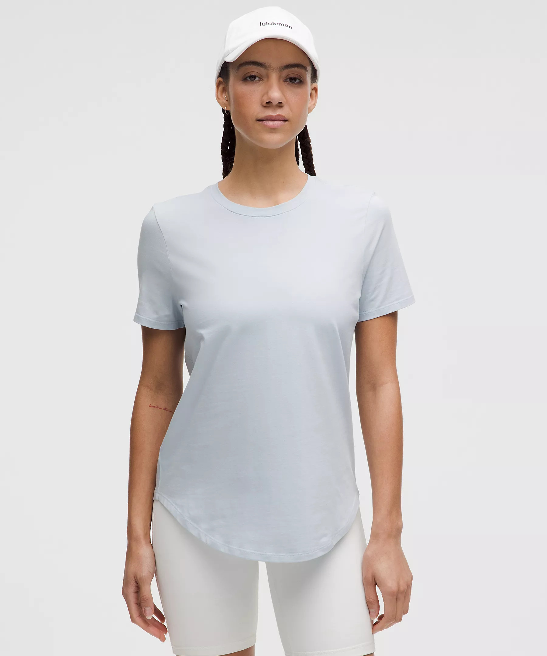Love Curved-Hem Crewneck T-Shirt | Lululemon (US)