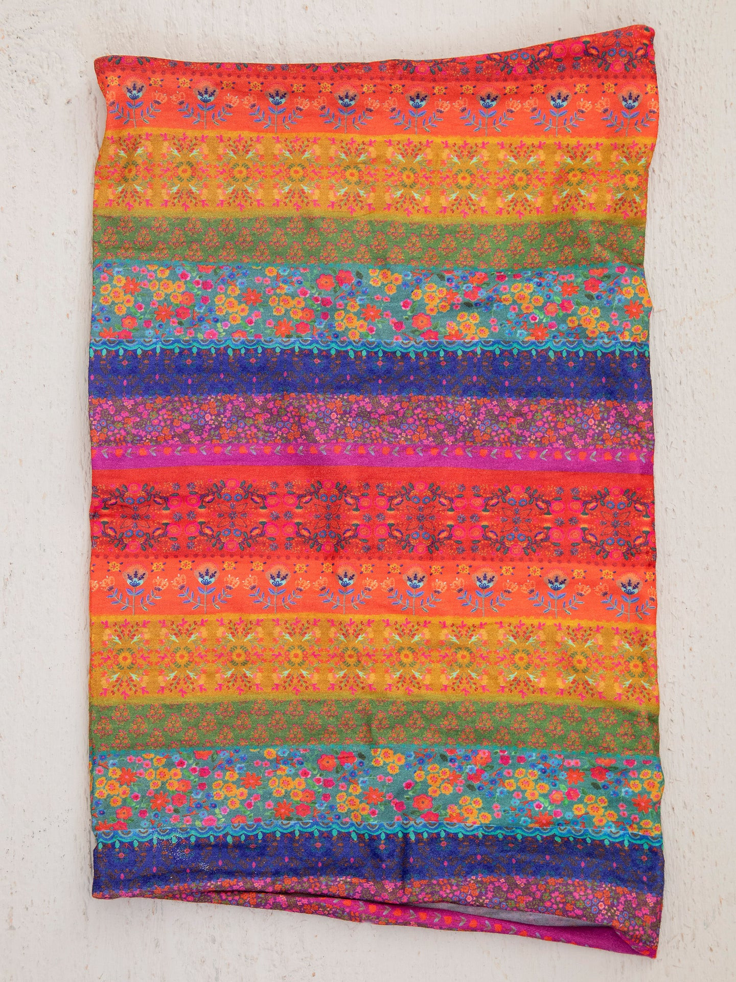 Full Boho Bandeau® Headband - Rainbow Borders | Natural Life