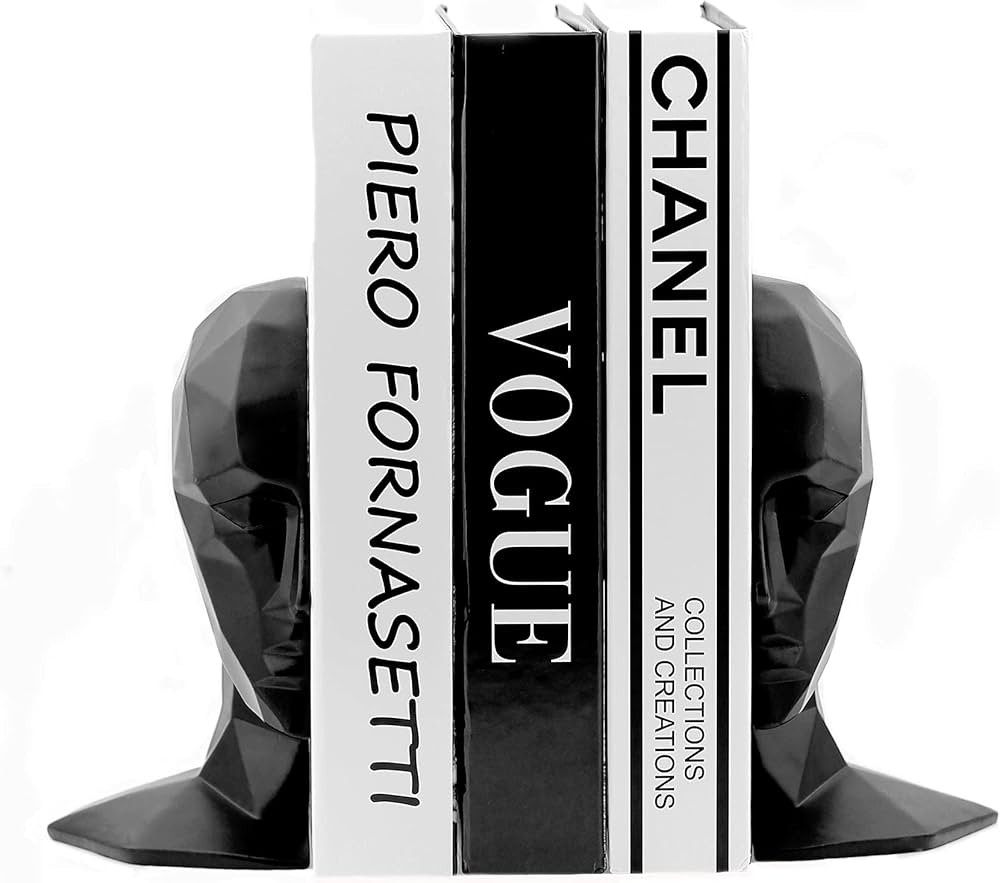 Decorative Bookends- Book Ends for Home Decorative and Office, Uniqe Desing Decorative Bookends f... | Amazon (US)