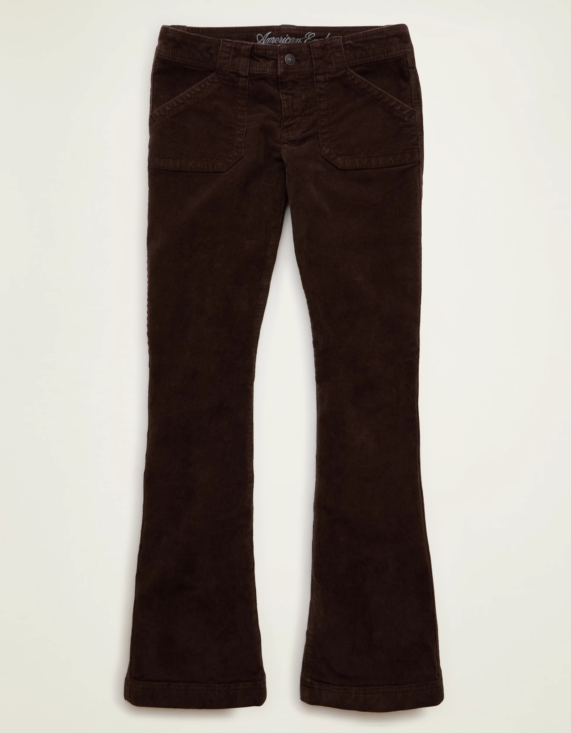 AE Super Low-Rise Corduroy Kick Boot Pant | American Eagle Outfitters (US & CA)