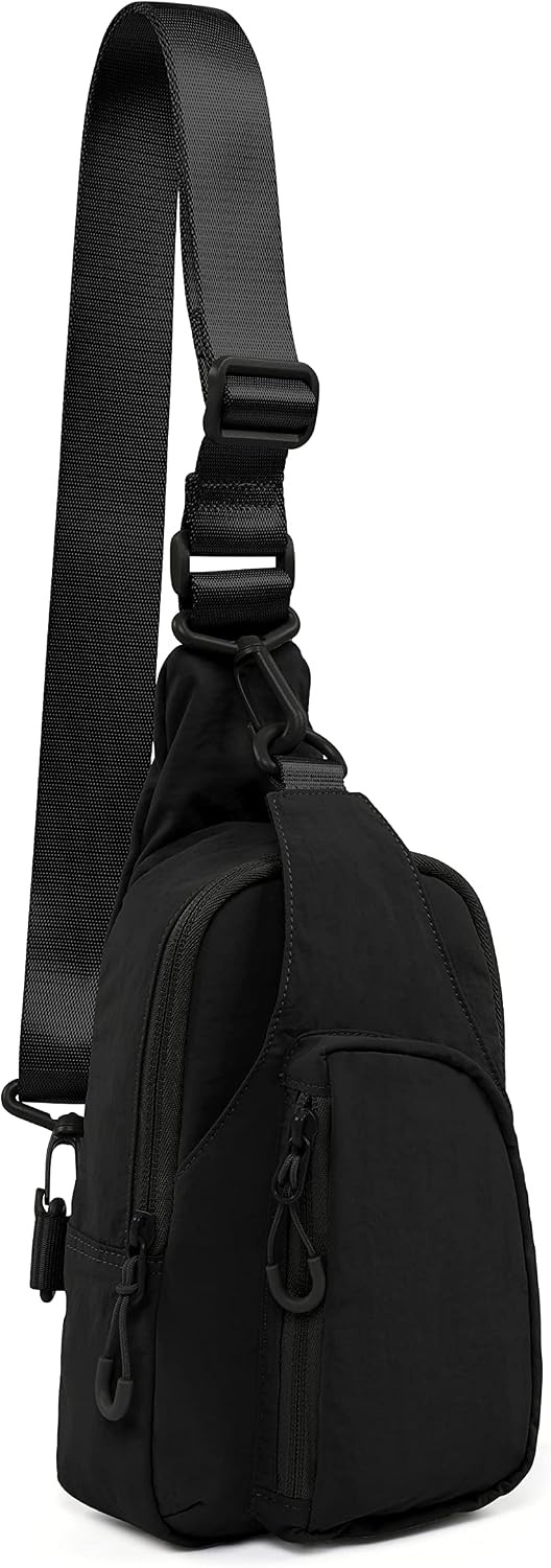 ODODOS Sling Bag with Adjustable Straps Crossbody Chest Bag Lightweight Backpack for Casual Traveling Hiking | Amazon (US)