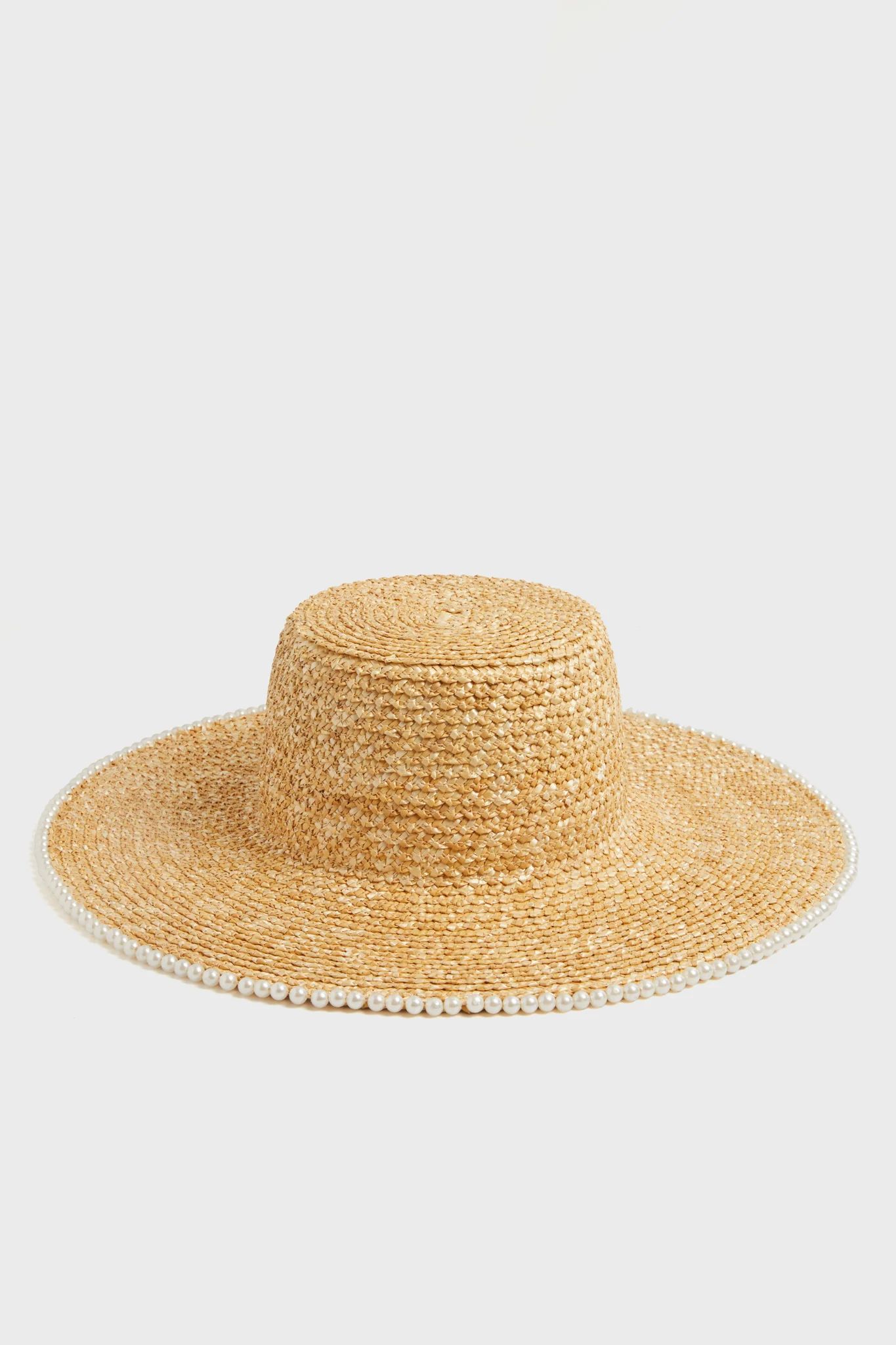 Natural Pearl Edge Straw Hat | Tuckernuck (US)