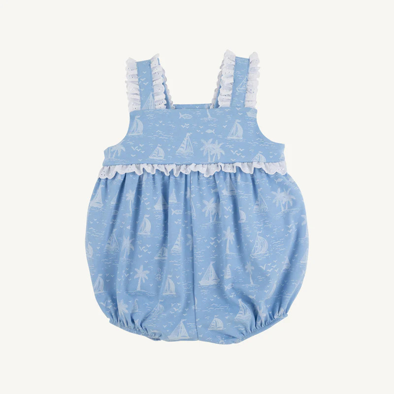 Babs Bubble - Bay Side Boats with Worth Avenue White | The Beaufort Bonnet Company