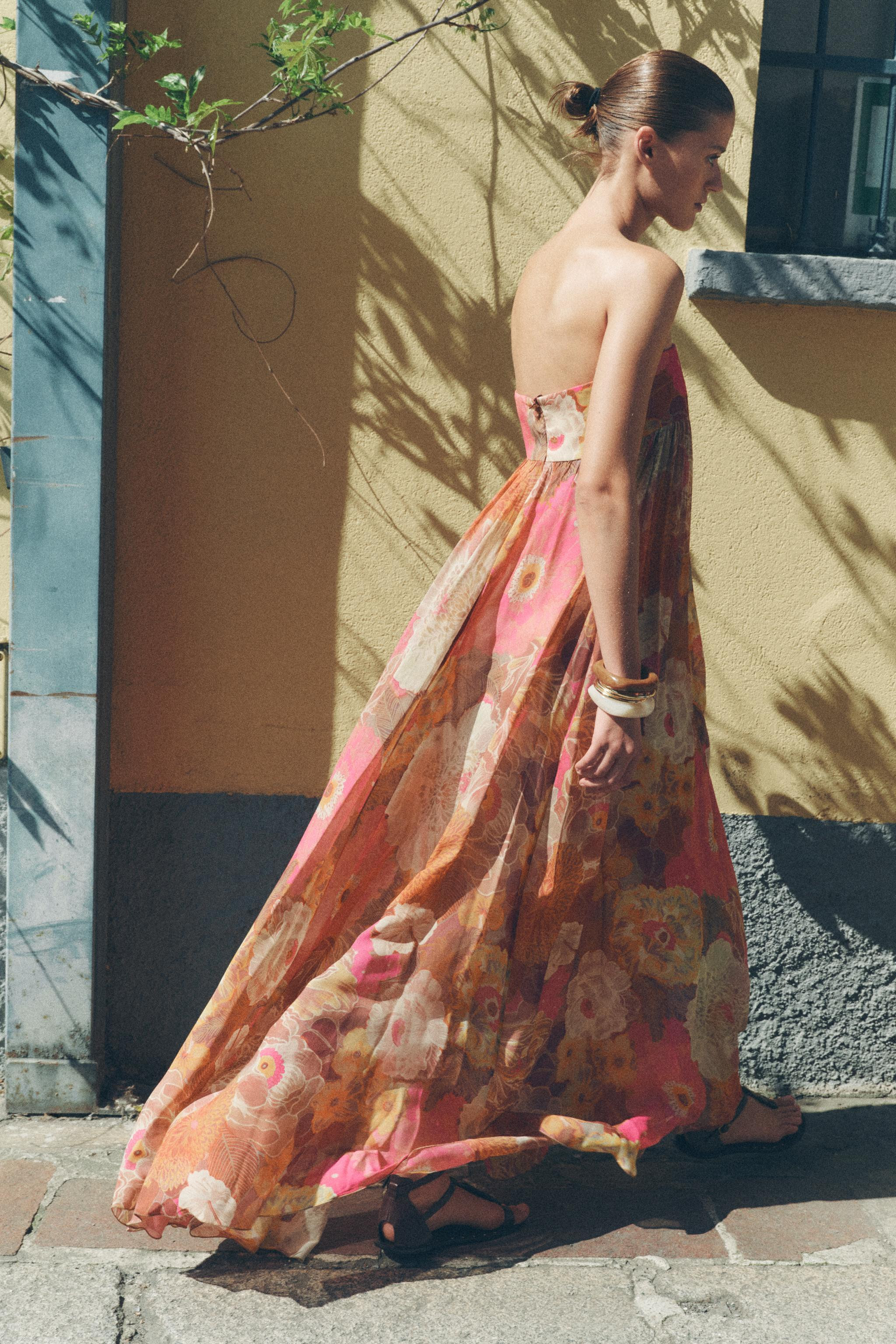 ZW COLLECTION FLORAL PRINT DRESS | Zara US