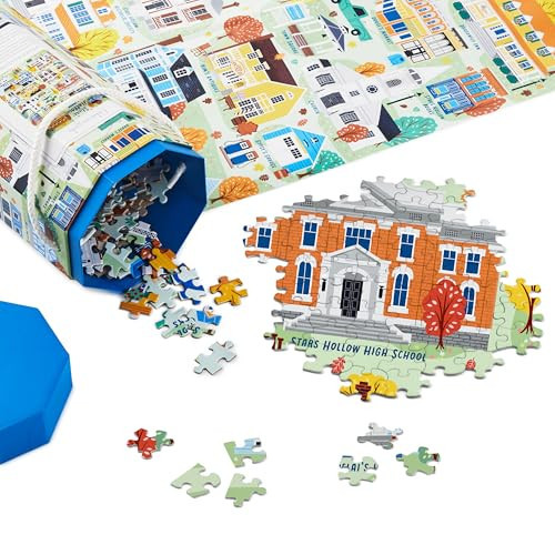Hallmark Gilmore Girls 1,000-Piece Jigsaw Puzzle (Stars Hollow Map) Mom Gift for Mother's Day | Amazon (US)