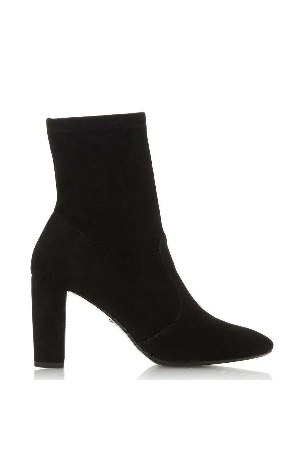 Boots | 'Optical' Suede Sock Boots | Dune London | Debenhams UK