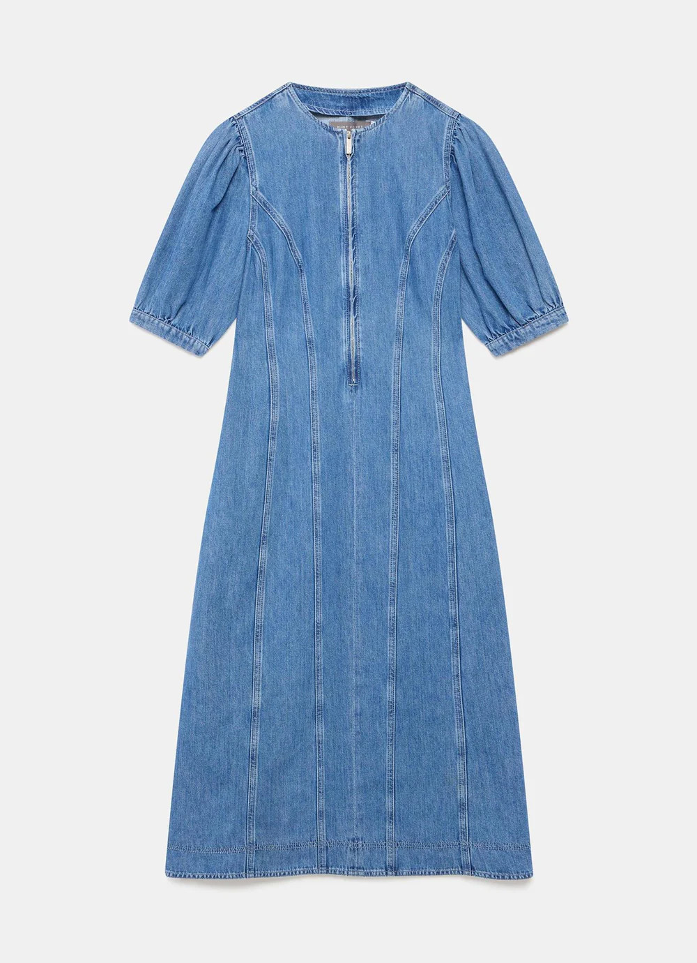 Indigo Denim Midi Dress | Mint Velvet