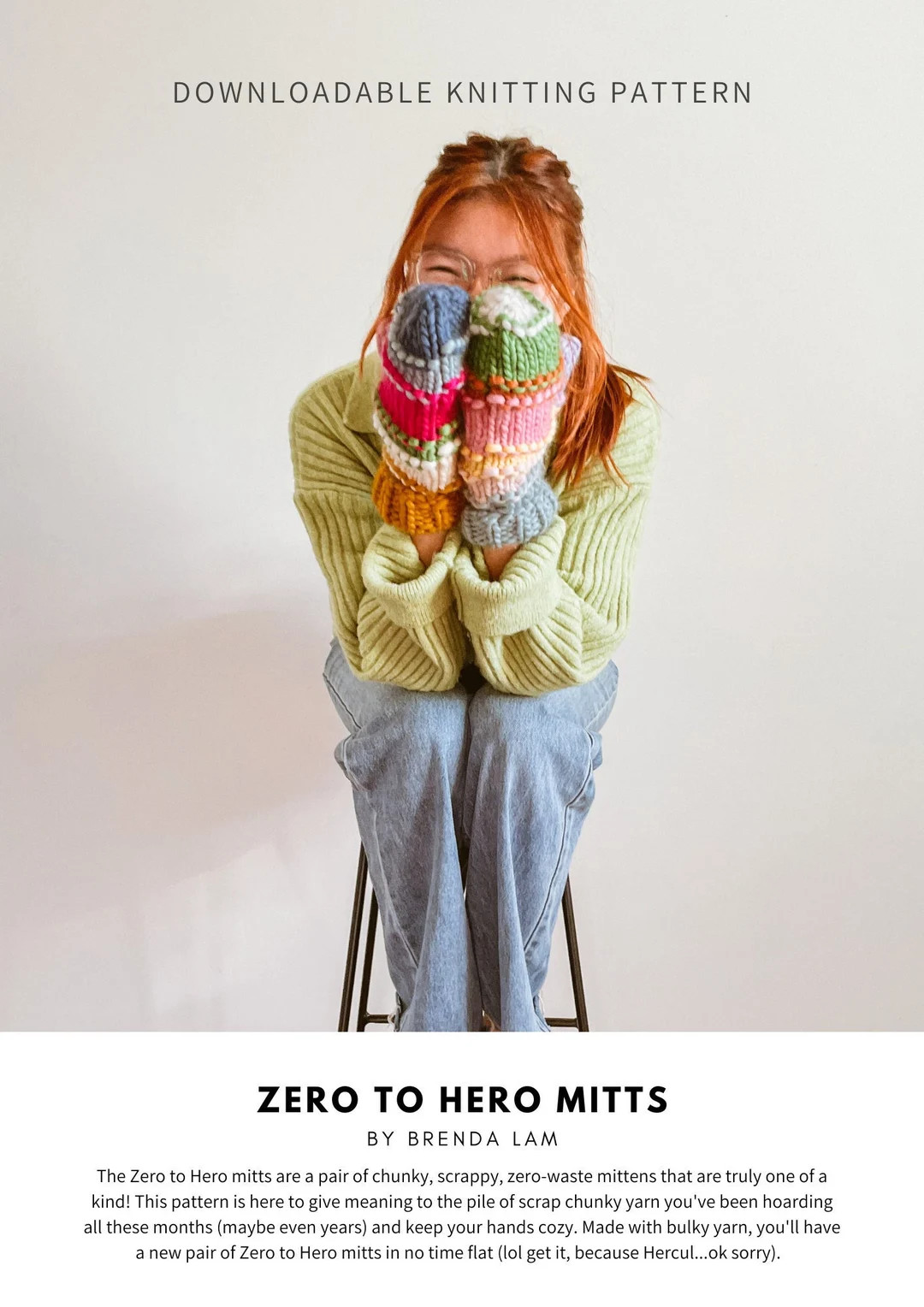 Zero to Hero Mitts Digital Download Knit Mittens Pattern Chunky Knit Mittens Pattern Basic Mitten... | Etsy (US)
