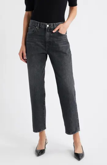 The Hang High Waist Ankle Straight Leg Jeans | Nordstrom
