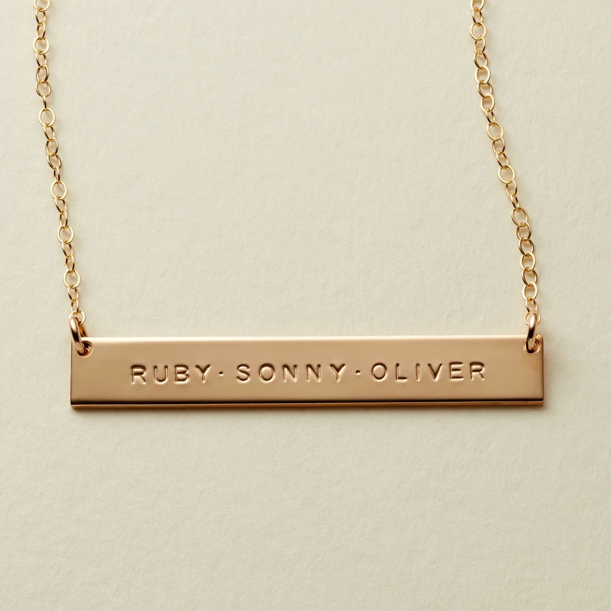 Everly Bar Necklace | Made by Mary (US)