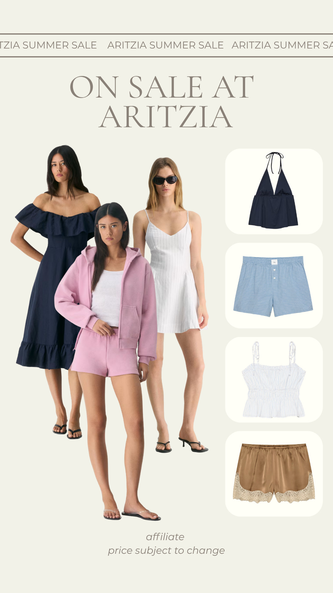 Summer favourites on sale at Aritzia! 

 #LTKsummer #LTKsale