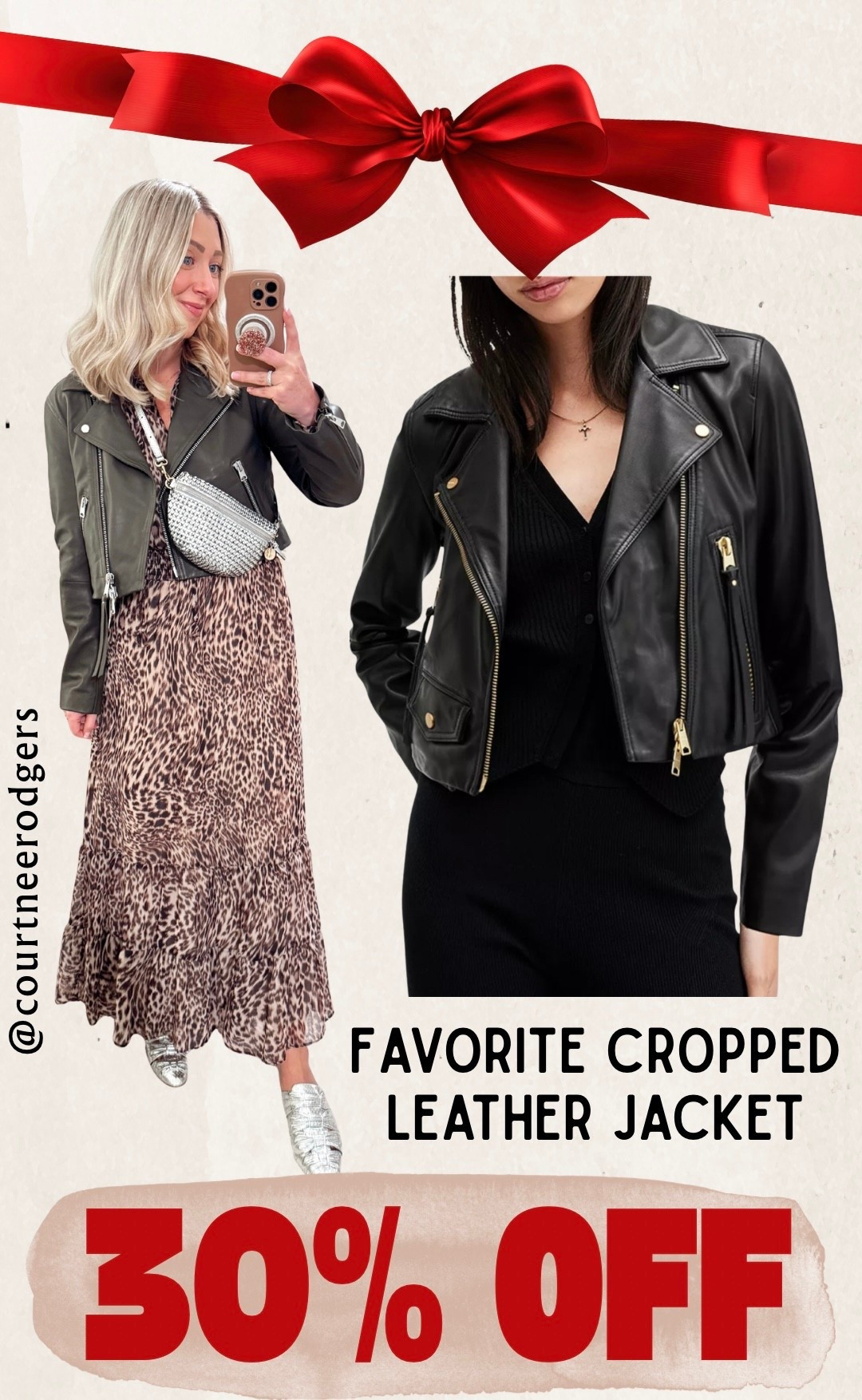 Leopard dress on sale! Wearing my true size small, linked my same jacket in black 30% OFF (green is from 2 years ago), bag is available in other colors, silver is sold out currently! 

Fall outfits, winter date night, winter outfits, maxi dresses, Clare v 

#LTKSeasonal #LTKHoliday #LTKGiftGuide