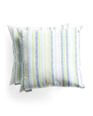 18x18 2pk Indoor Outdoor Kala Striped Pillows | TJ Maxx