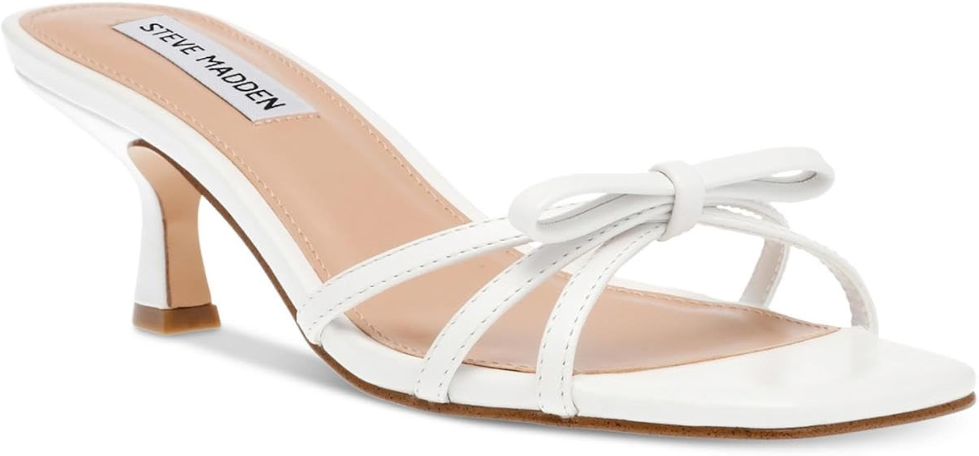 Steve Madden Womens Sheley Leather Dressy Kitten Heels | Amazon (US)