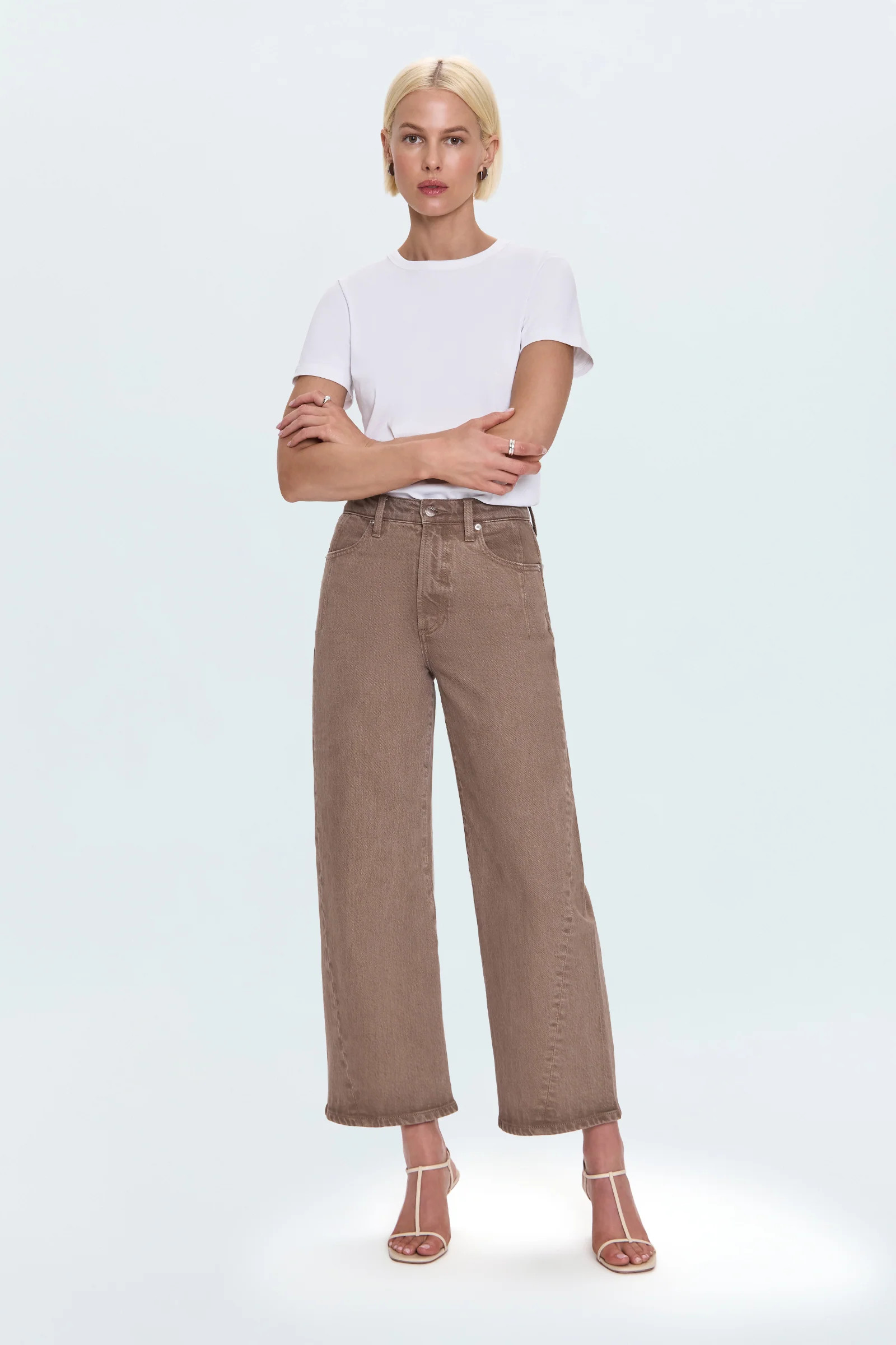 Kyra High Rise Bowed Ankle - Soho | Pistola Denim