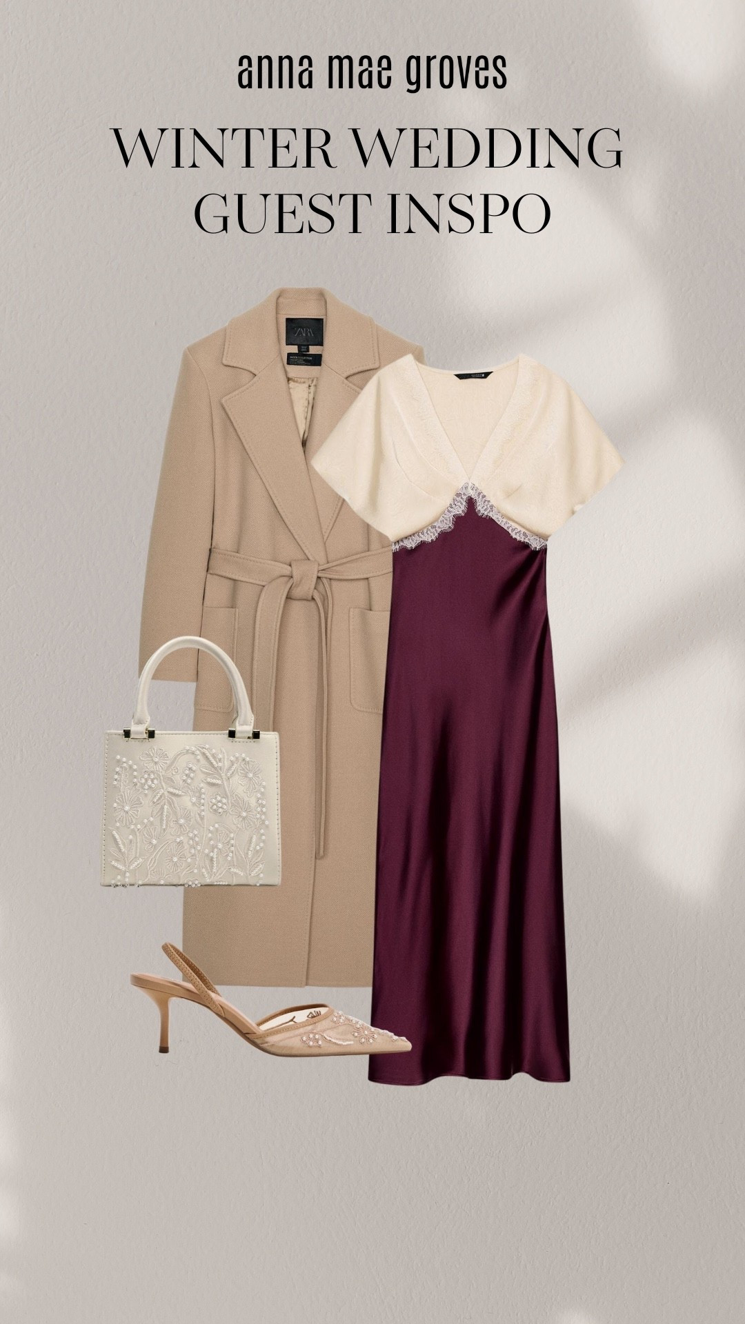 Winter outfit inspo for all your holiday parties! I love this satin dress it would be so cute for a winter wedding too! 

#LTKFindsUnder100 #LTKSeasonal #LTKHoliday