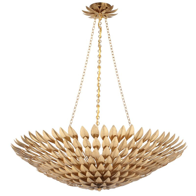 Broche 8-Light Chandelier, Gold | One Kings Lane