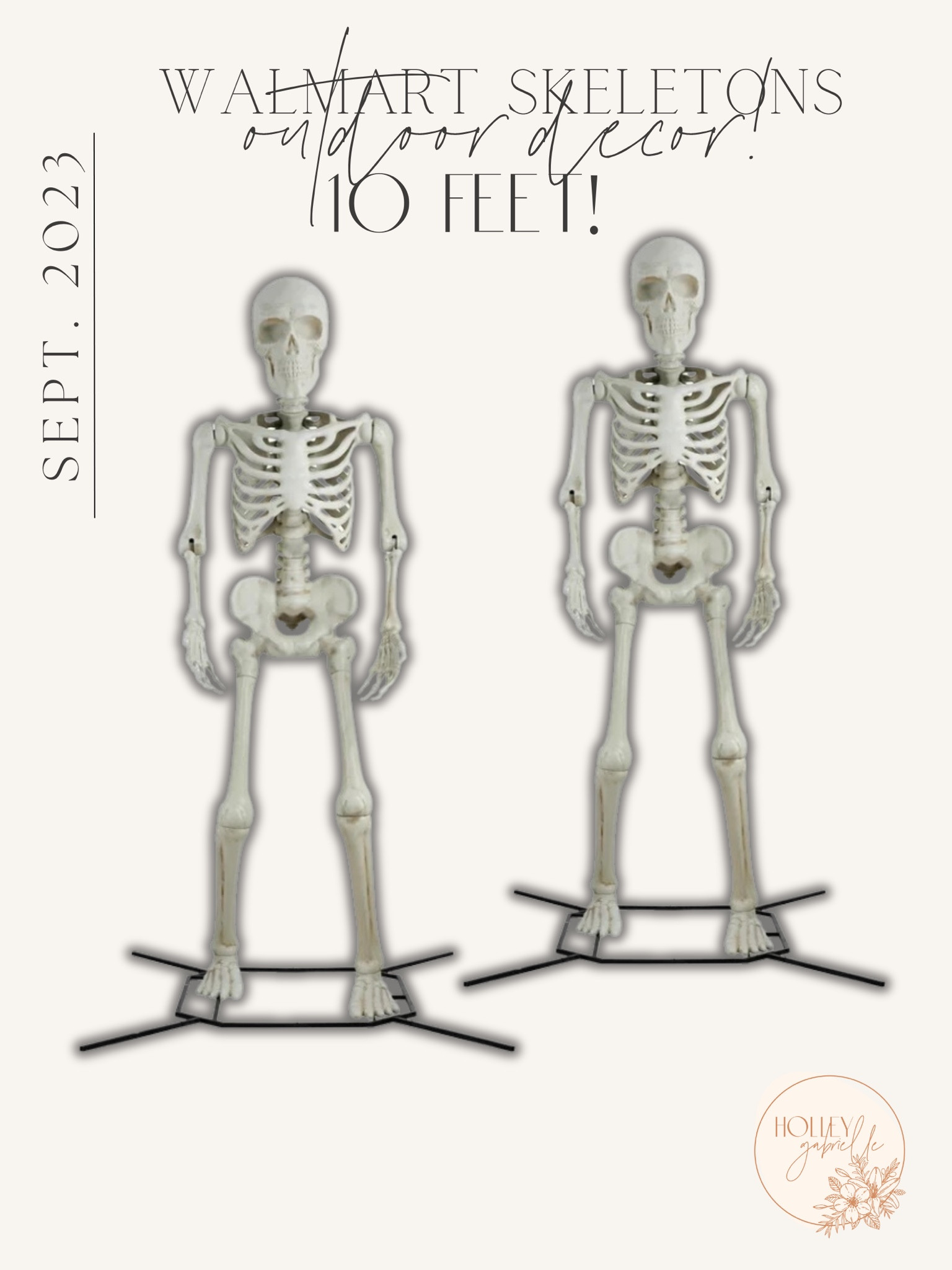 The POPULAR 10 foot skeleton — 🩻 from Walmart! We grabbed 2 and will be putting them up soon🙈 fun & spooky as it gets for me decor wise! 

#walmartpartner #walmartplus 
Outdoor / skeletons / Halloween / decorations / 

#LTKhome #LTKSeasonal #LTKHalloween