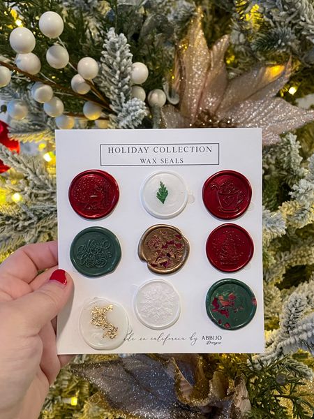 Wax seals add the perfect personal touch to any Christmas card! 

#etsy #waxseal #christmascard #personalize #christmas #holidays #gifts 

#LTKunder50 #LTKSeasonal #LTKHoliday