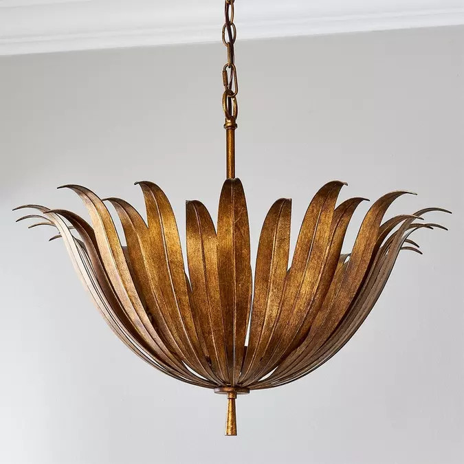 Vicenzio Leaf Chandelier - Large | Shades of Light